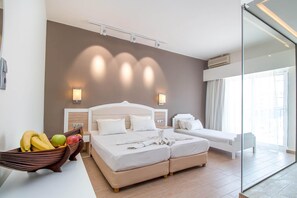Luxury Room | Premium bedding, minibar, desk, free cribs/infant beds - Lido Star Beach (Rhodes)