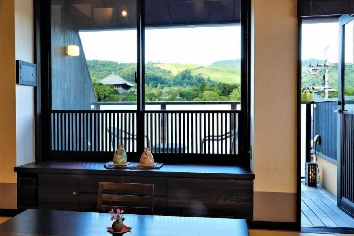 Blick von der Unterkunft