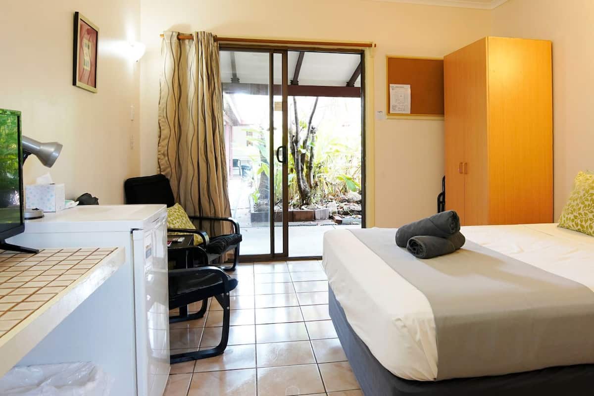 Individually decorated, individually furnished, desk, laptop workspace