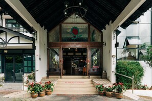 Fassade der Unterkunft