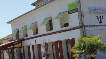 Façade de l’hébergement