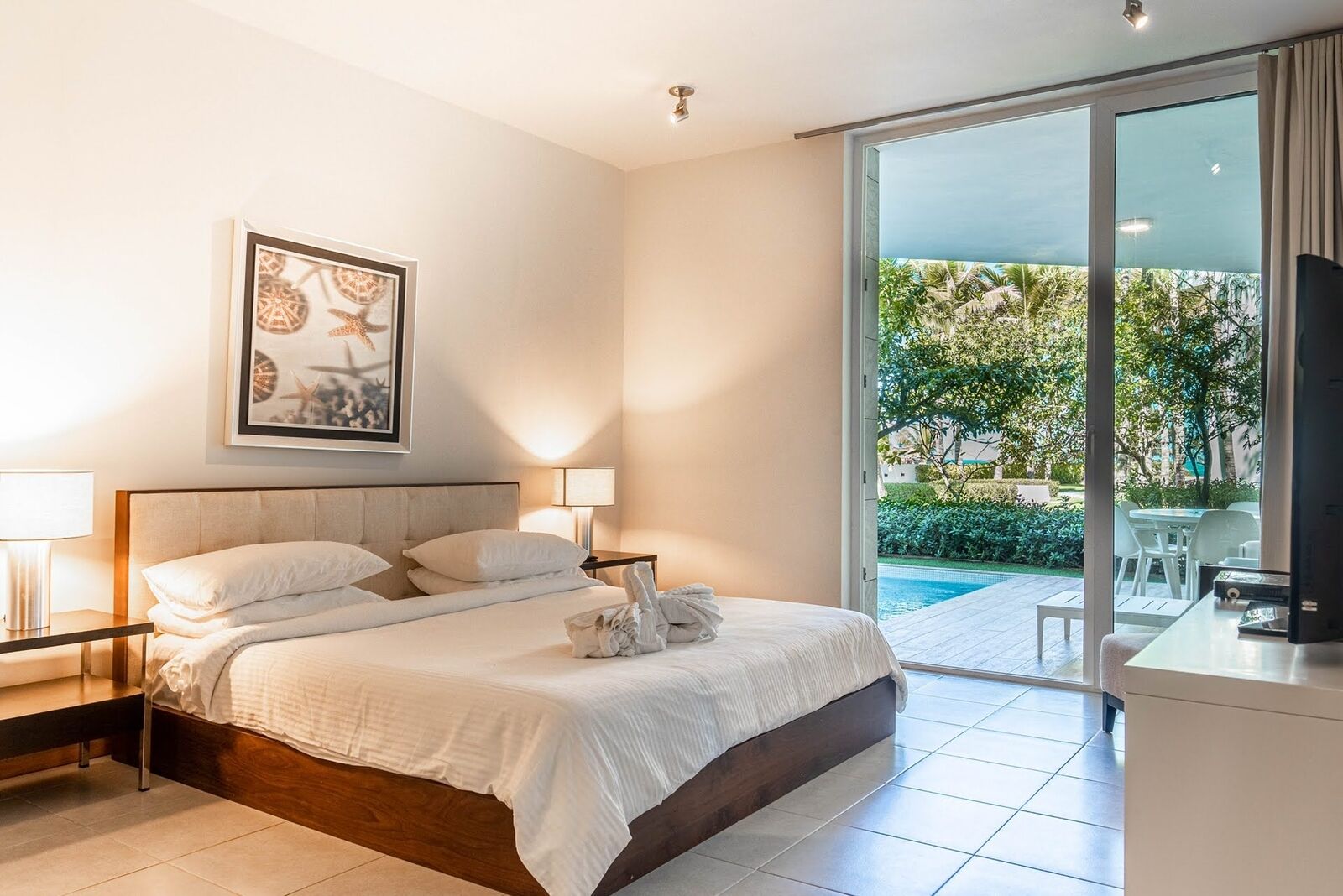 Appartement, 3 chambres, vue océan (with Private Pool) | 1 chambre, draps italiens Frette, literie de qualité supérieure