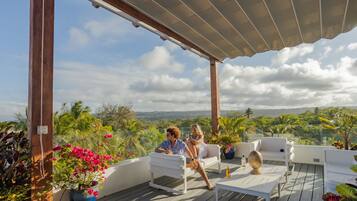 Exclusive-Penthouse, 2 Schlafzimmer, Meerblick | Terrasse/Patio