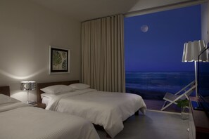 Superior Apartment, 2 Bedrooms, Ocean View (Veranda/Terrace) | 1 bedroom, Frette Italian sheets, premium bedding, down comforters