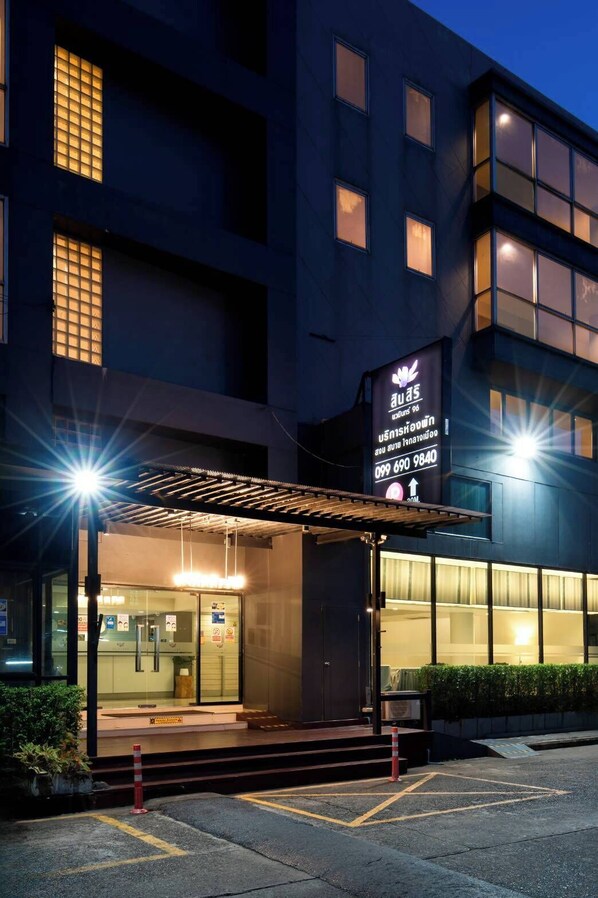 Façade de l’hébergement