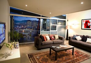 Two Bedroom Penthouse - IXL Apartments | Living area