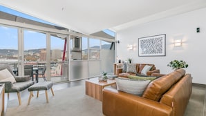 Loftsleilighet – premium, 2 soverom | Oppholdsområde