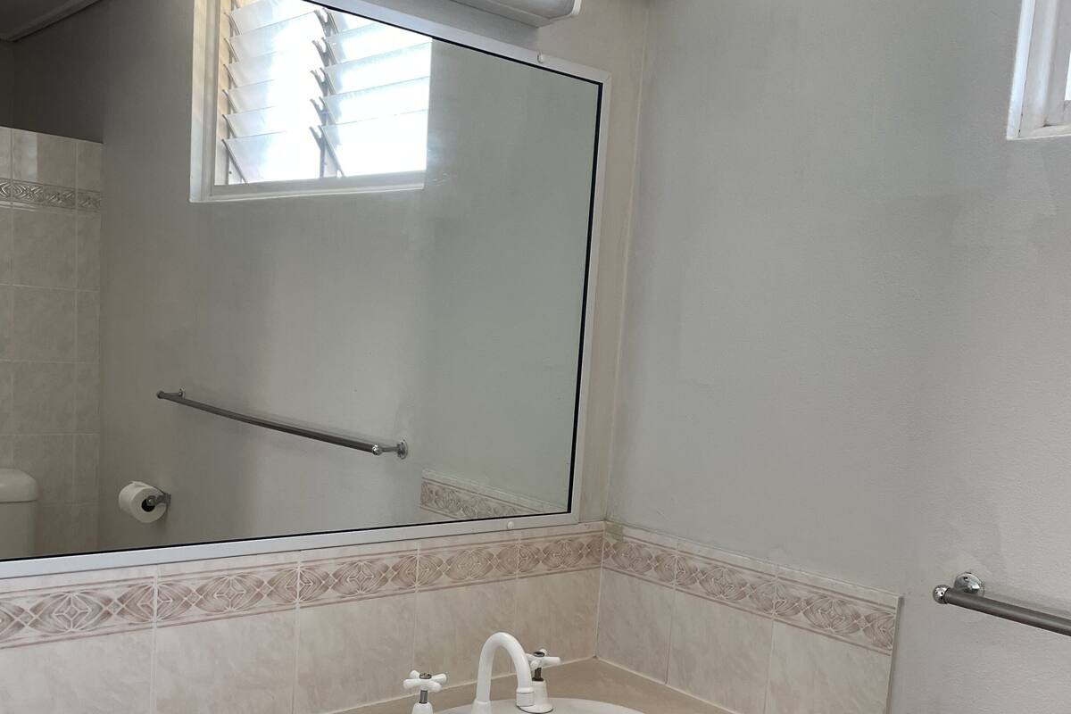Bathroom | Shower, free toiletries, hair dryer, towels