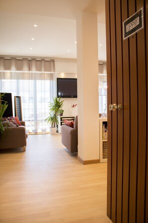 Interior entrance