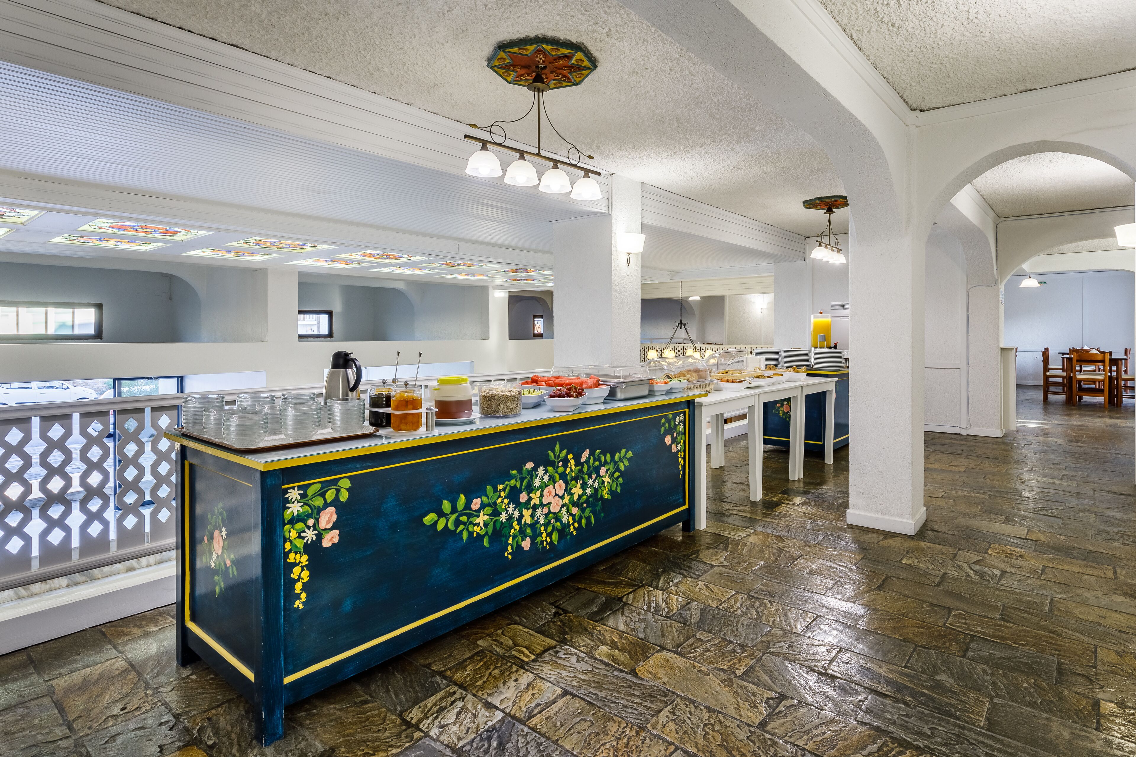 daily buffet breakfast (eur 14 per person)