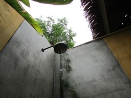 Deluxe Room | Bathroom | Shower, hair dryer, towels