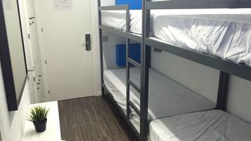 Shared Dormitory, 1 Twin Bed, Shared Bathroom (4-Bed Room ) | In-room safe, free WiFi, bed sheets