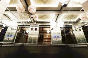 Interior entrance