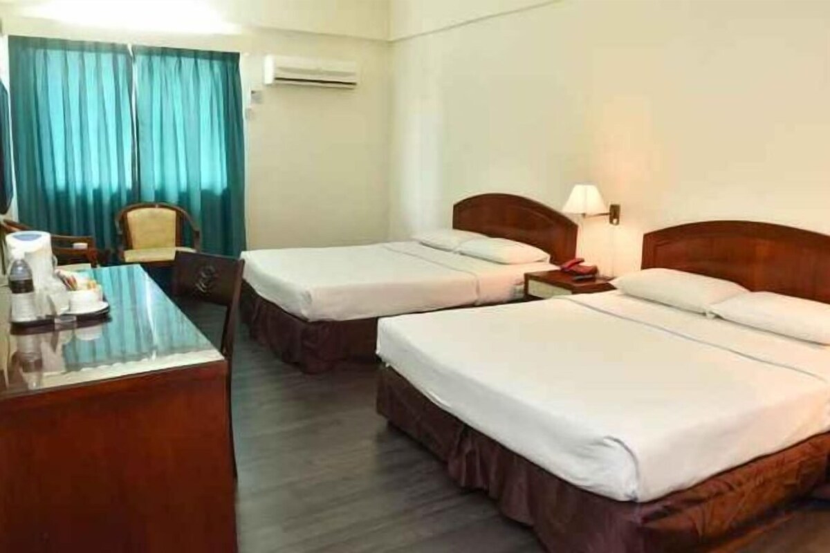 In-room safe, desk, iron/ironing board, WiFi (free)