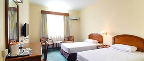 高級雙人或雙床房 | 迷你吧、免費無線上網