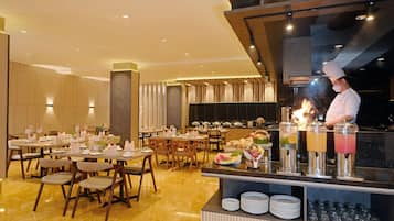 Daily buffet breakfast (IDR 100000 per person)