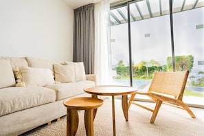 Villa, 3 Bedrooms, Private Pool | Living area | Flat-screen TV