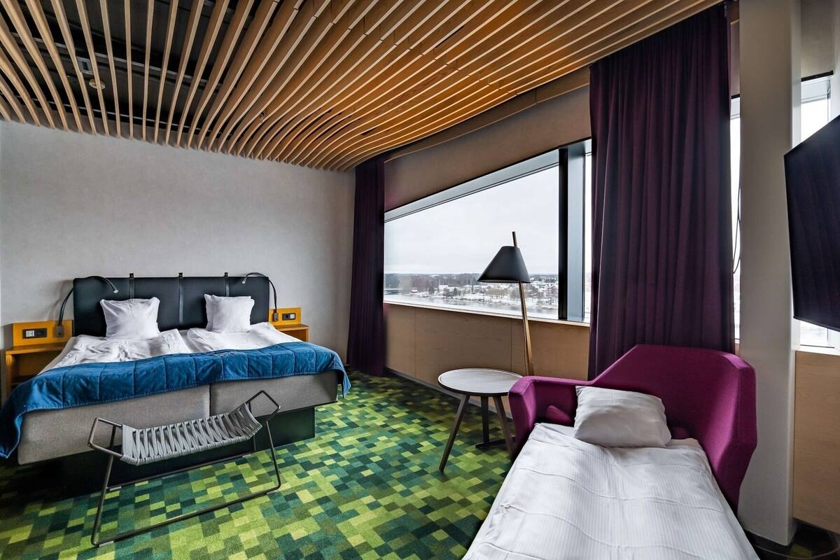In-room safe, laptop workspace, blackout curtains, iron/ironing board
