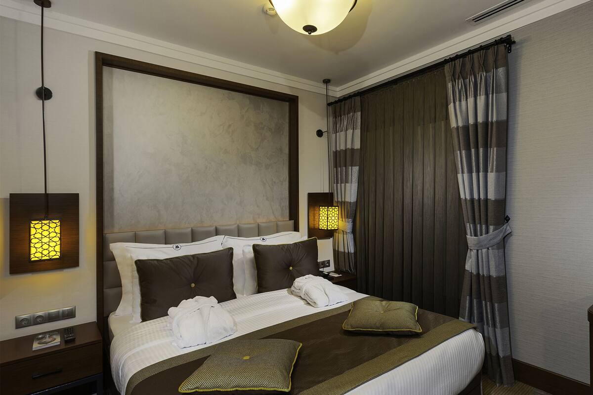 Minibar, in-room safe, soundproofing, iron/ironing board (on request)