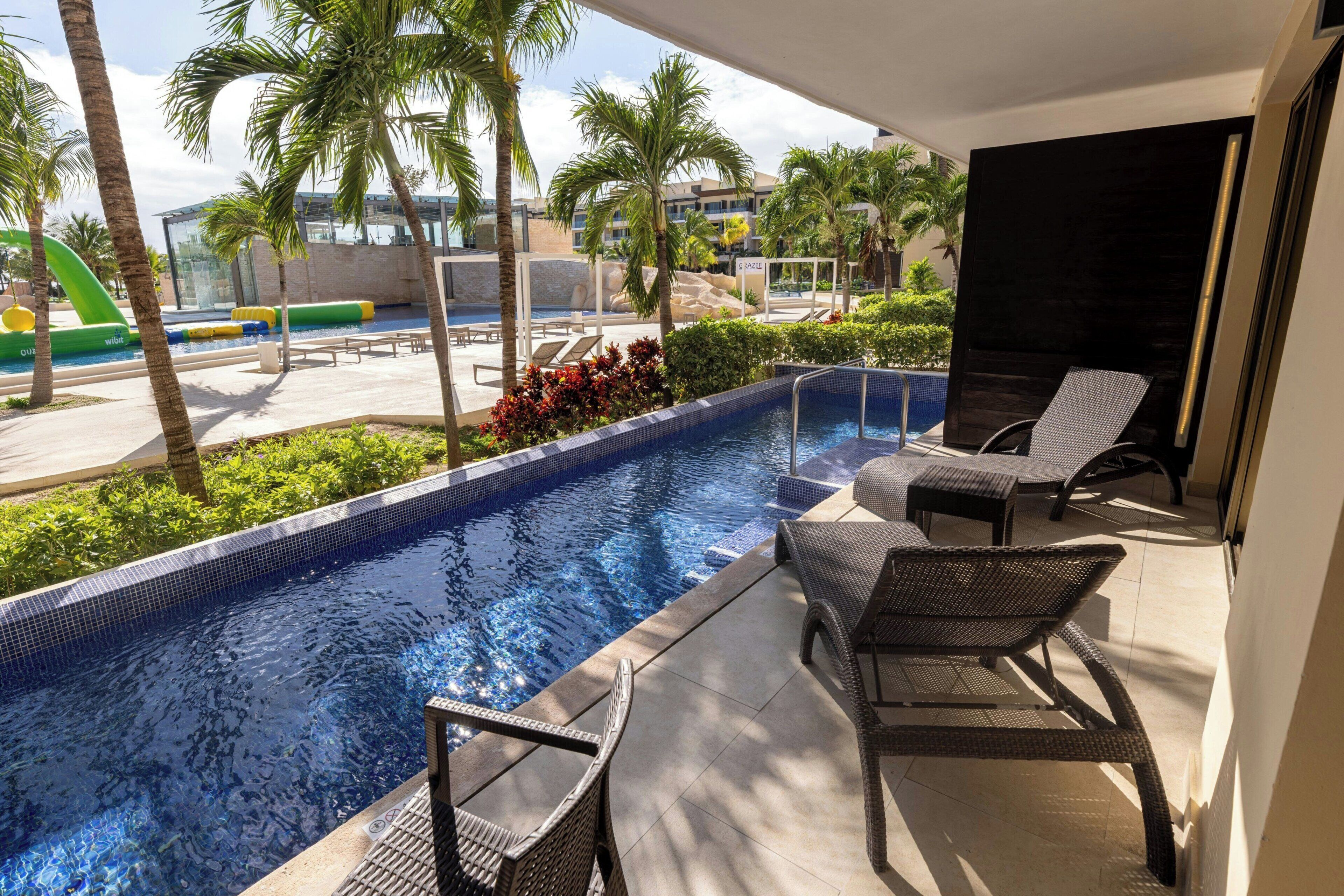 Luxury Presidential Two Bedroom Suite Swim Out DC | Free minibar, in-room safe, desk, blackout drapes