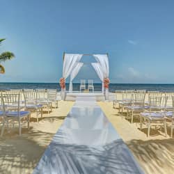 On the beach, free beach cabanas, sun loungers, beach umbrellas
