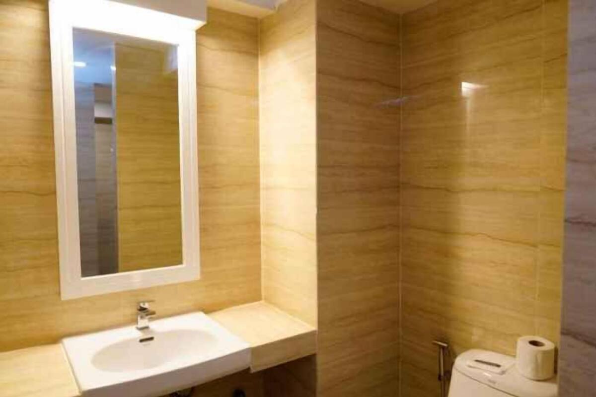 Bathroom | Shower, free toiletries, hair dryer, bathrobes