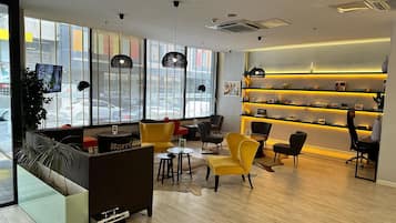 Sala de estar en el lobby