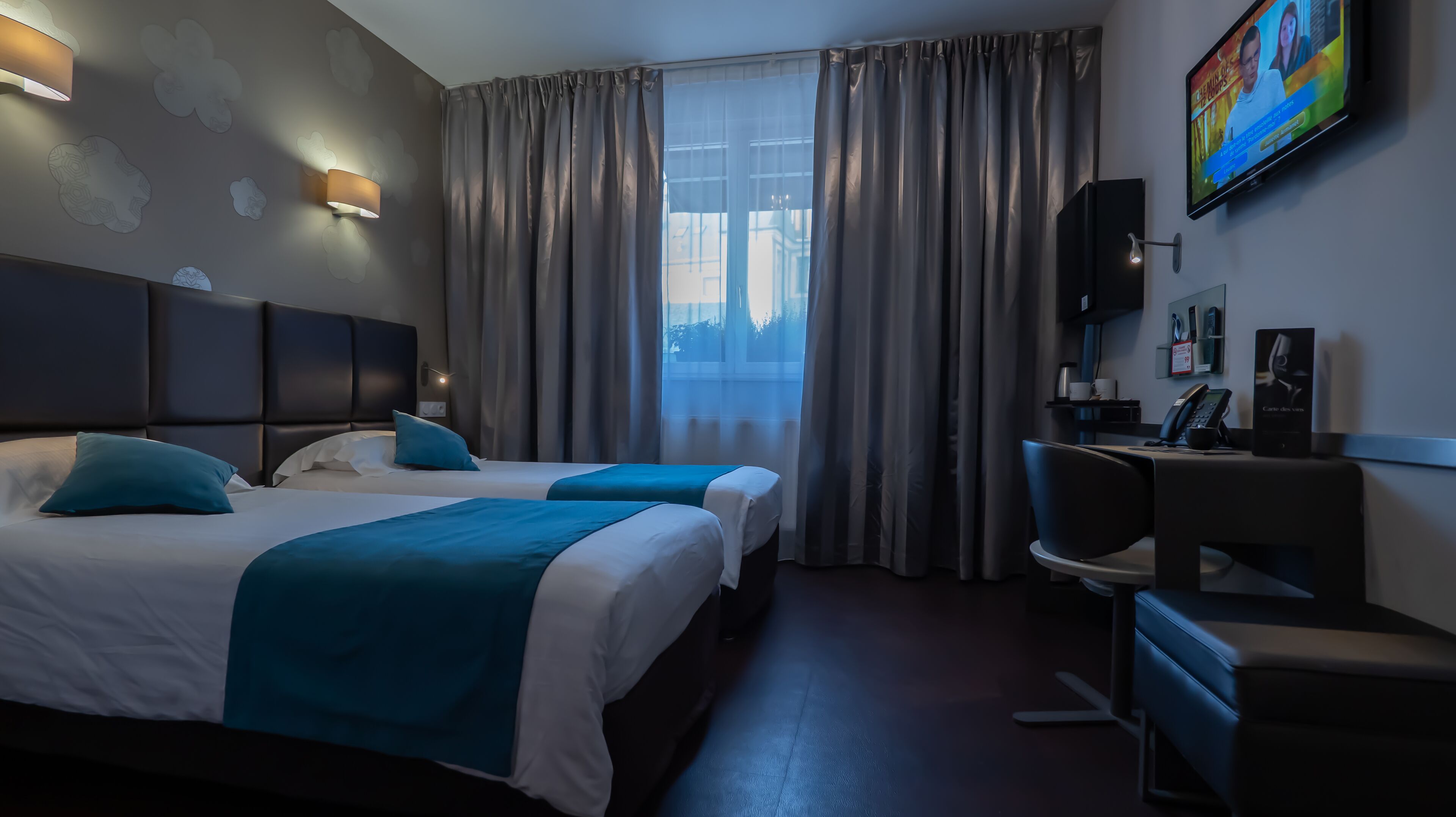 Twin Room | Egyptian cotton sheets, premium bedding, in-room safe