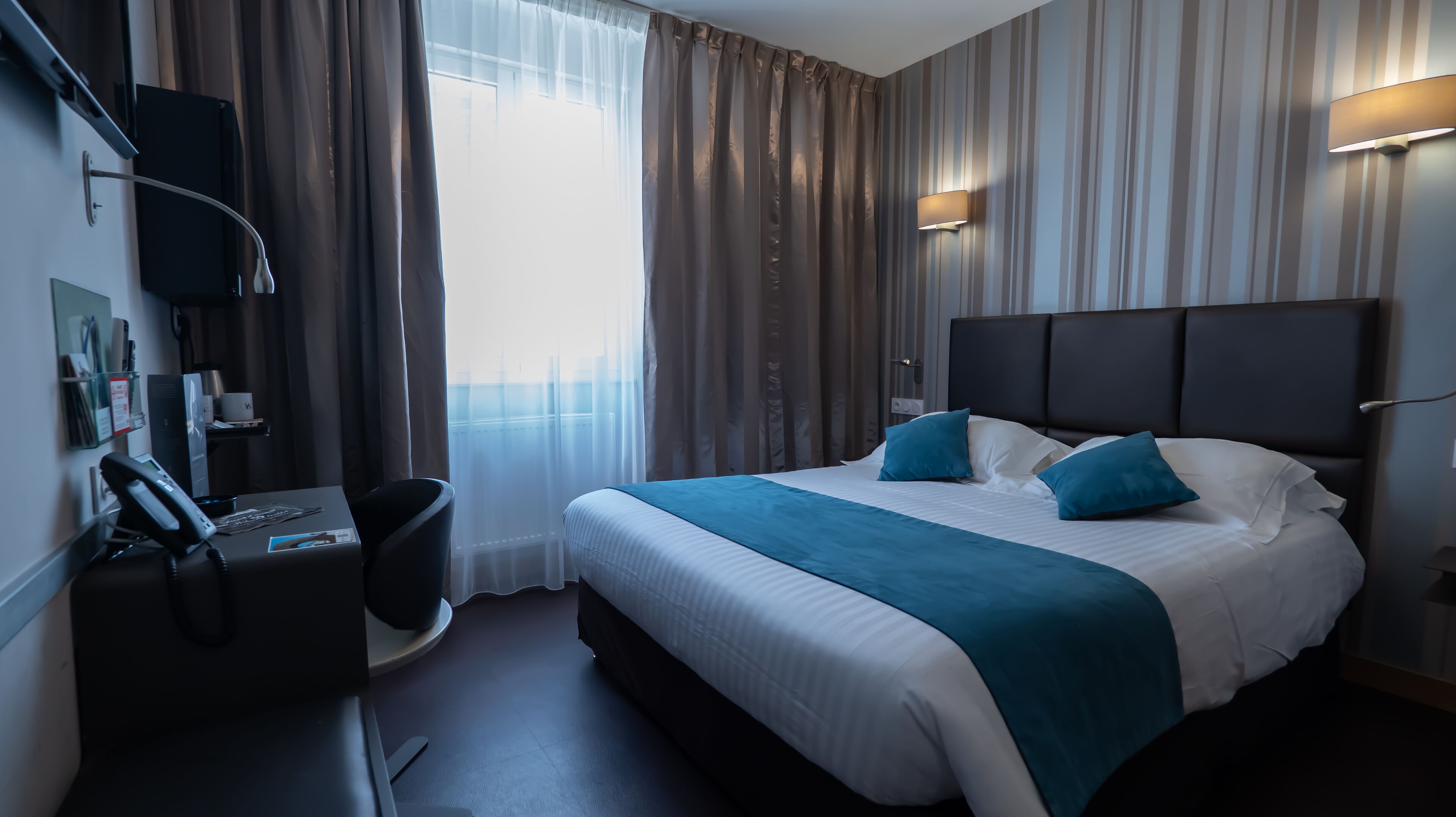 Habitación doble superior | Sábanas de algodón egipcio, ropa de cama de alta calidad, caja fuerte