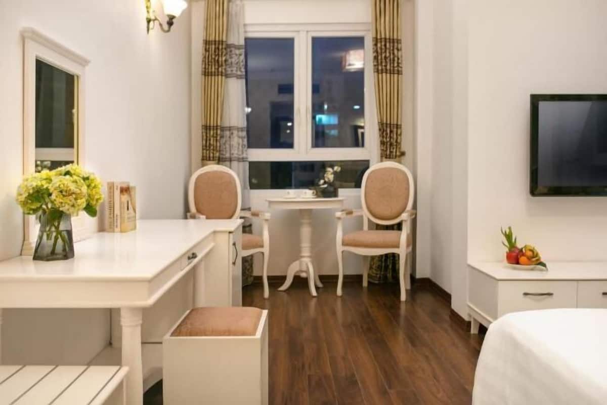 Ropa de cama de alta calidad y minibar