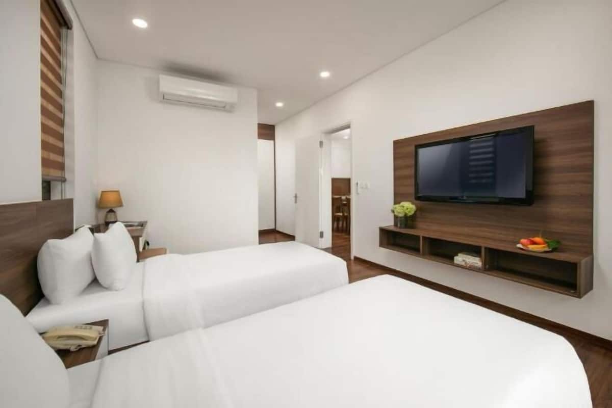 1 dormitori, roba de llit d'alta qualitat i minibar