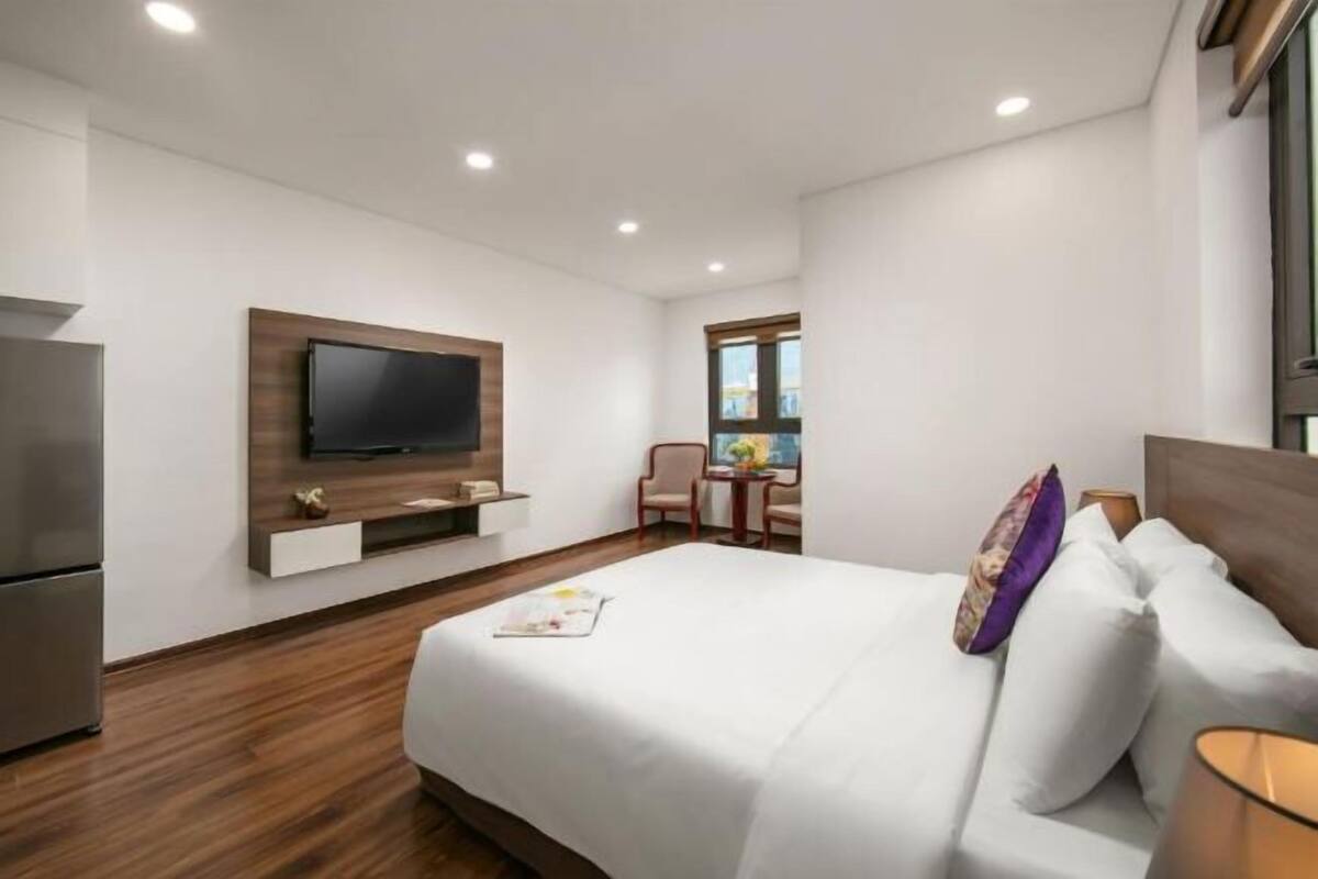 1 dormitori, roba de llit d'alta qualitat i minibar