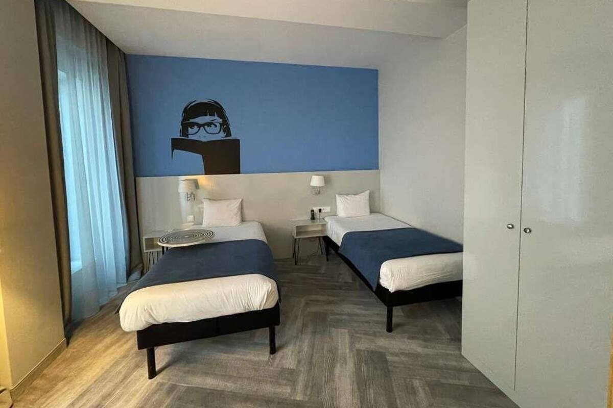 Room, 2 Twin Beds, Accessible | Hypo-allergenic bedding available, desk, blackout drapes, soundproofing