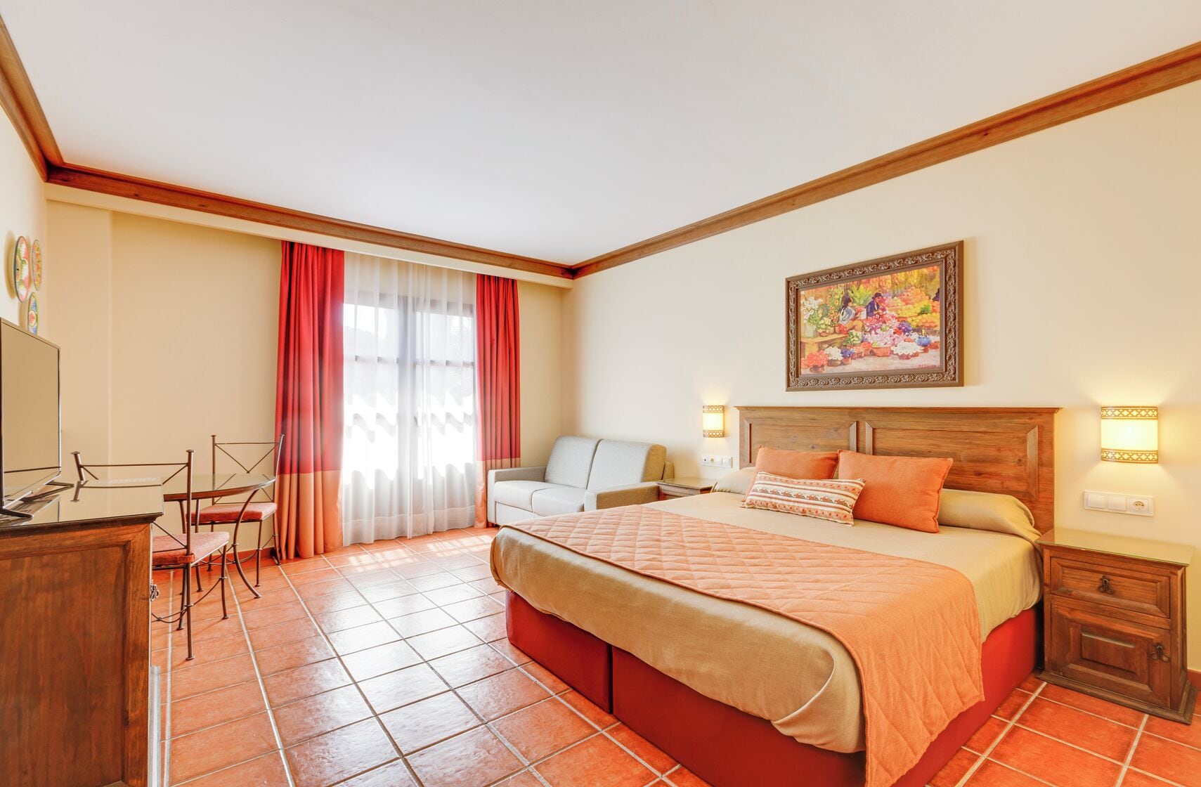 Caja de seguridad en la habitación y escritorio 