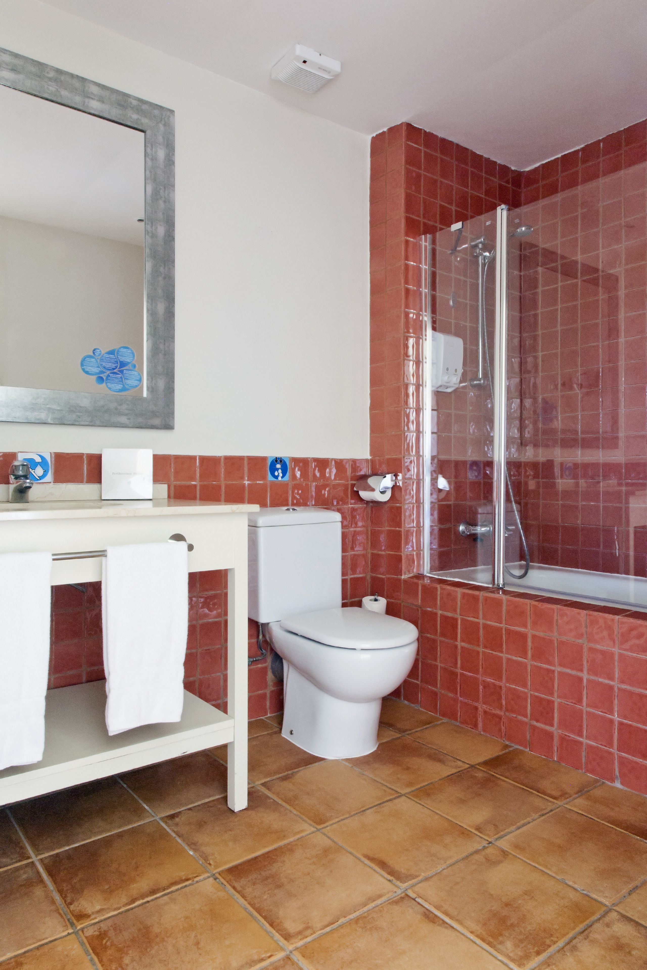 free toiletries, hair dryer, towels