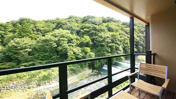 Uitzicht vanaf balkon