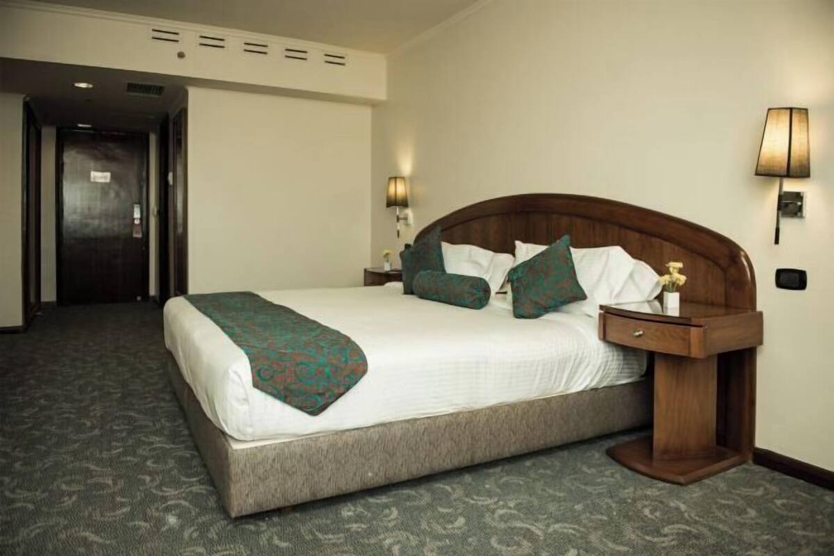 In-room safe, desk, blackout curtains, free cots/infant beds