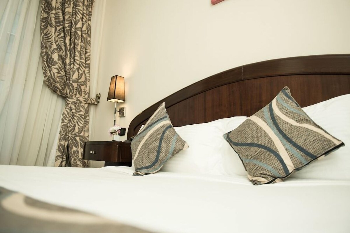 In-room safe, desk, blackout curtains, free cots/infant beds