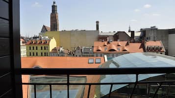 Luxus penthouse, 3 hálószobával, terasz | Kilátás a szobából
