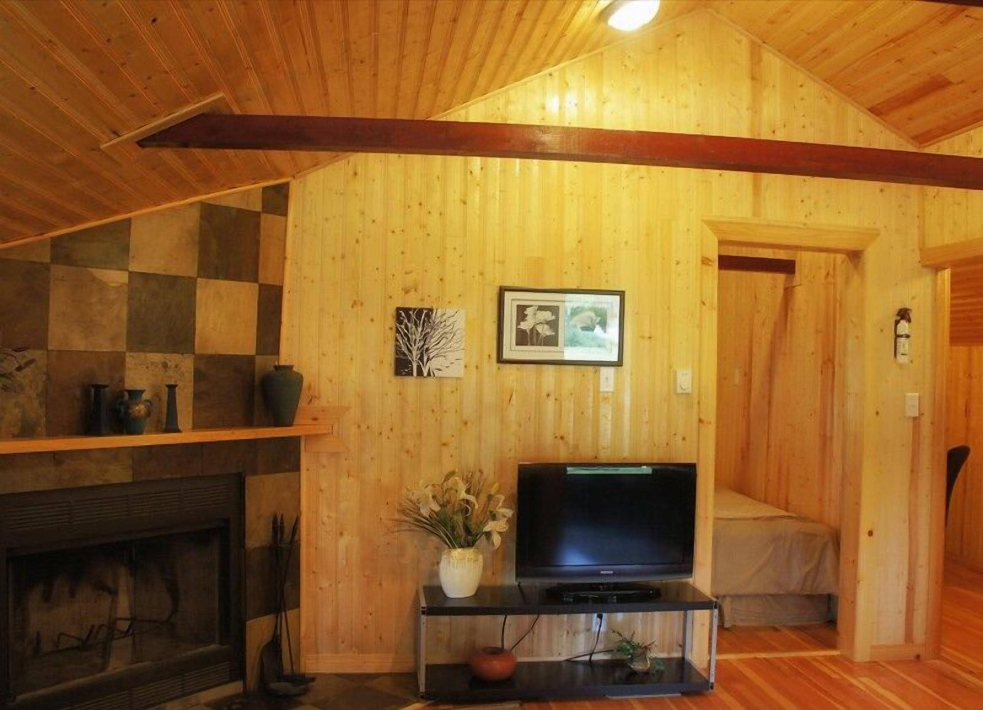 two bedroom cabin | living room