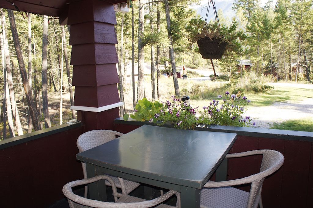 two bedroom cabin | terrace/patio