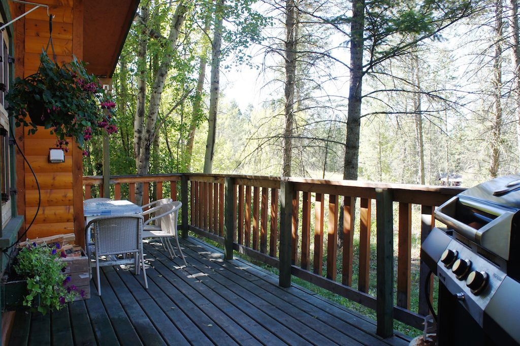 two bedroom cabin | terrace/patio