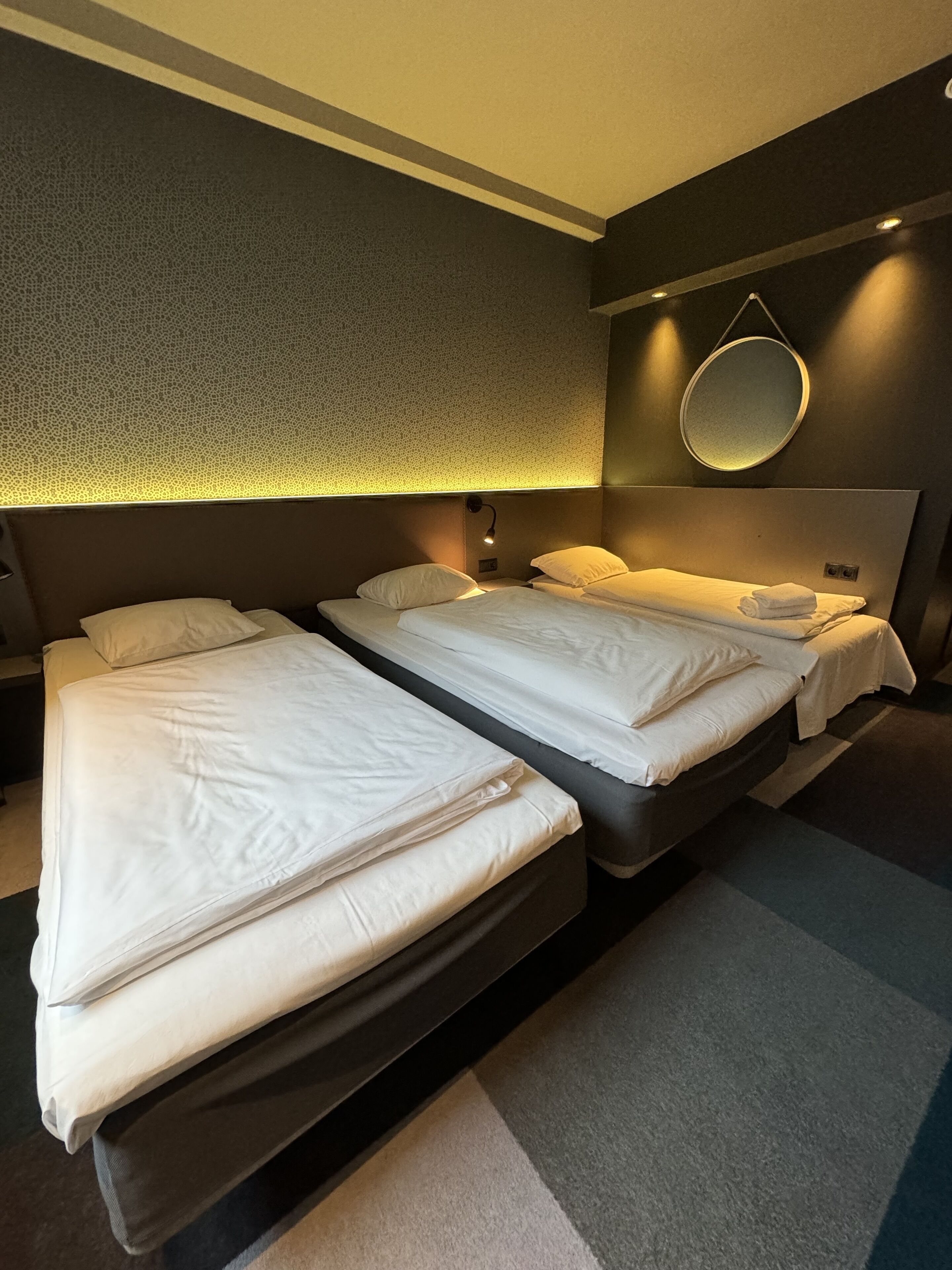 superior twin | 1 bedroom, premium bedding, desk, soundproofing