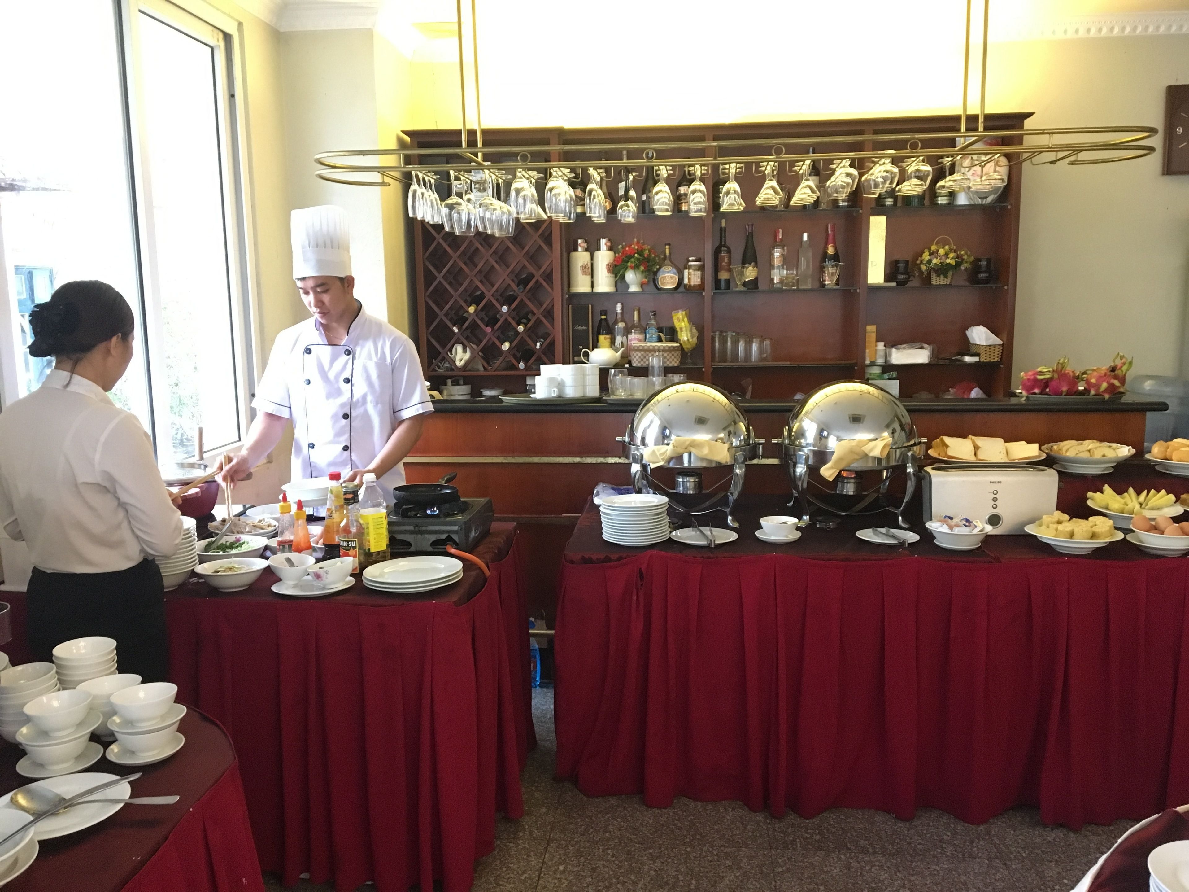 Petit déjeuner buffet