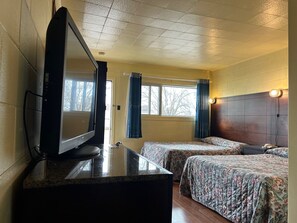 Standard Room, 2 Double Beds | Desk, iron/ironing board, rollaway beds, free WiFi
