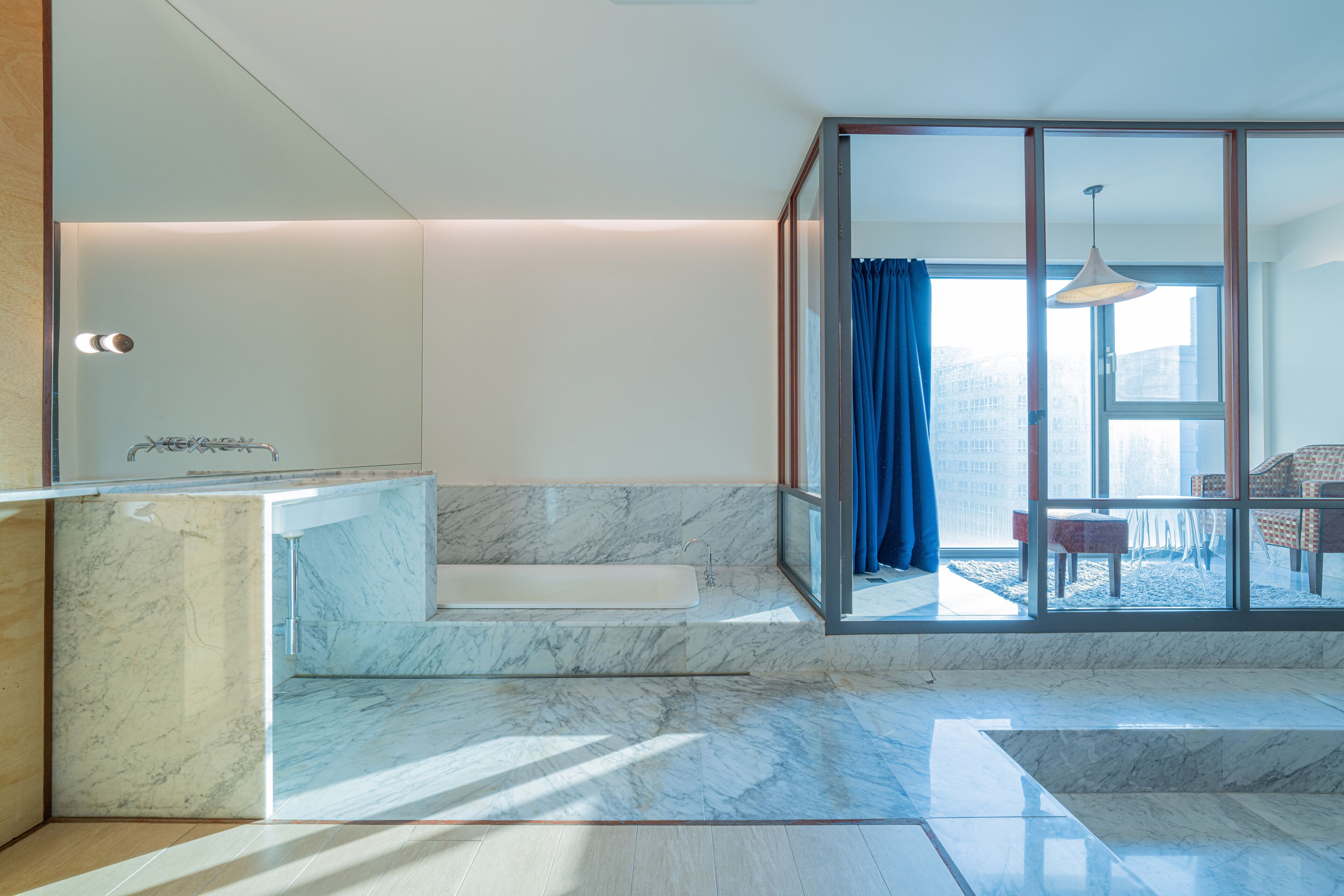 suite double (random) | living area | 52-inch flat-screen tv with cable channels, tv, pay films