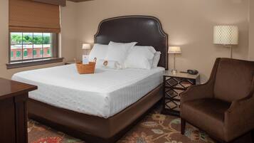 Roupas de cama premium, cofres nos quartos, escrivaninha