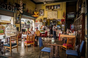 Mostrador para check-in y check-out