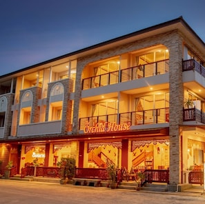 Voorkant van accommodatie