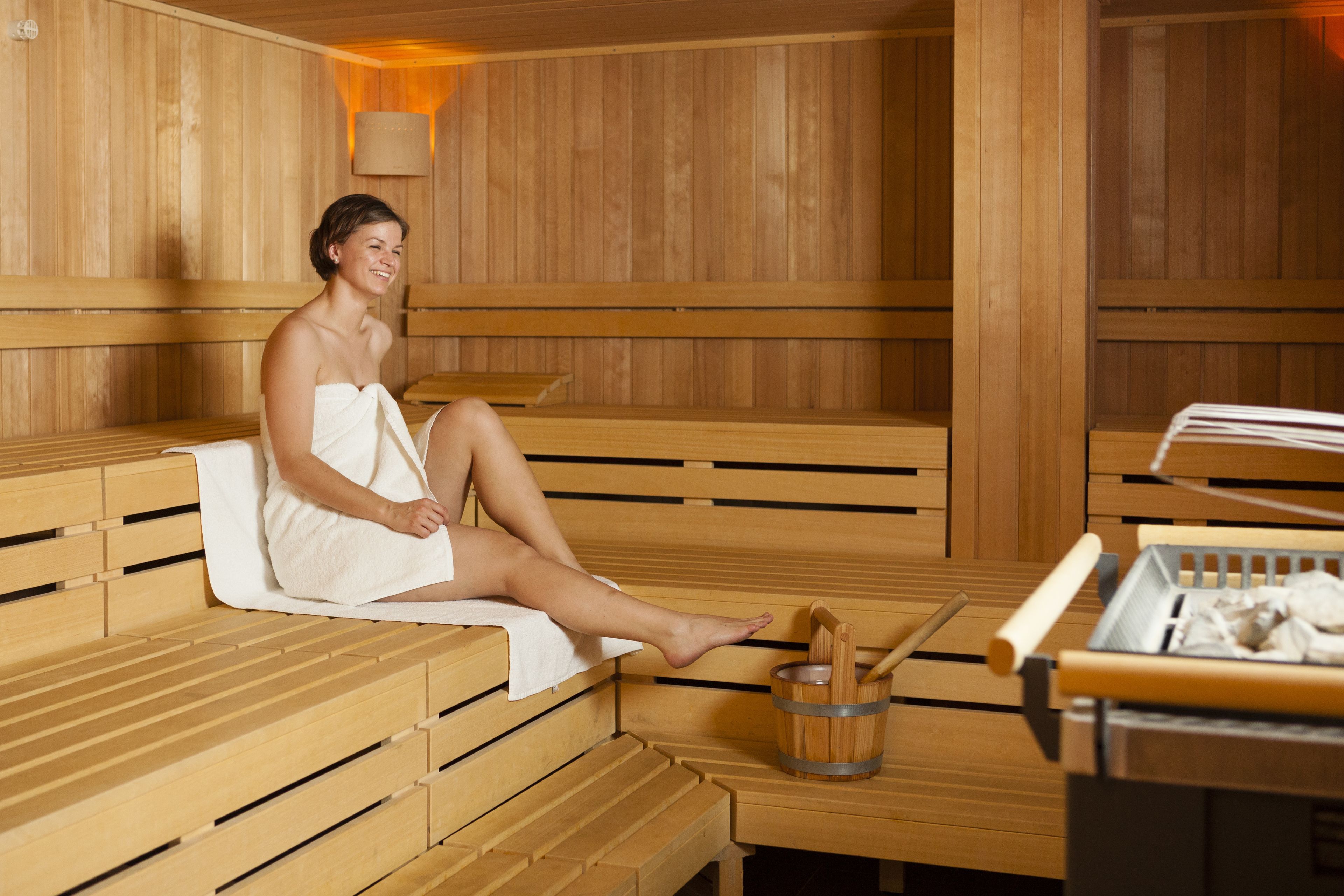sauna, steam room
